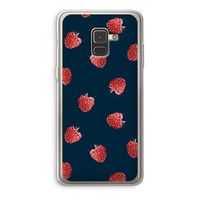 Framboosjes: Samsung Galaxy A8 (2018) Transparant Hoesje