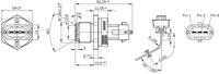 Sensor, brandstofdruk RDS421800BAR