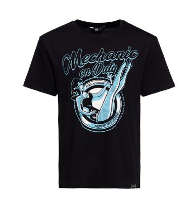 King Kerosin Mechanic On Duty Shirt Black-XXXXXL