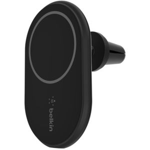 Belkin WIC004BTBK-NC oplader voor mobiele apparatuur Smartphone Zwart Sigarettenaansteker Draadloos opladen Snel opladen Auto