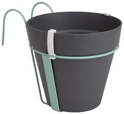 Elho loft urban easy hanger enkelbalkon pothouder antraciet