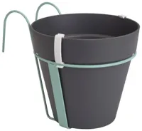 Elho loft urban easy hanger enkelbalkon pothouder antraciet