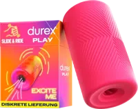 Durex Play Slide & Ride Mannelijke bevrediger Roze Thermoplastische elastomeer (TPE) - thumbnail