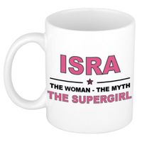 Isra The woman, The myth the supergirl cadeau koffie mok / thee beker 300 ml