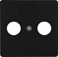 Enzo Kopp hk05 mat zwart afdekplaat voor coax - 4621640