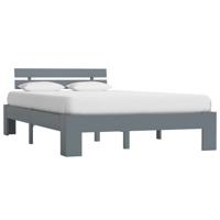 Bedframe massief grenenhout grijs 120x200 cm - thumbnail