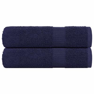 VidaXL Handdoeken 2 st 50x100 cm 360 g/m² 100% katoen marineblauw