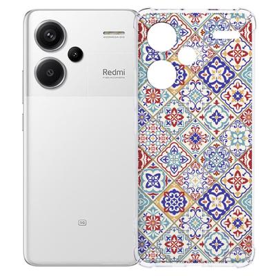 Xiaomi Redmi 13 Pro Plus Hoesje - Tiles Color TPU Antishock
