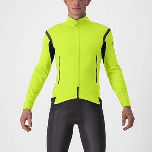 Castelli Perfetto RoS 2 lange mouw fietsjack groen/geel heren M