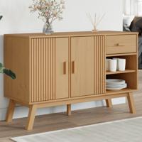 Dressoir OLDEN 114x43x73,5 cm massief grenenhout bruin - thumbnail