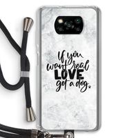 Partner in crime: Xiaomi Poco X3 Pro Transparant Hoesje met koord