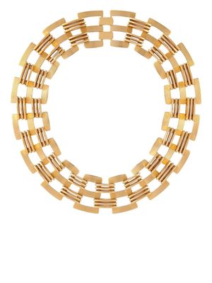 Susan Caplan Vintage collier Monet en chaine (années 1980) - Or
