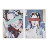 Schilderij DKD Home Decor polyestyreen Canvas 103 x 4,3 x 143 cm