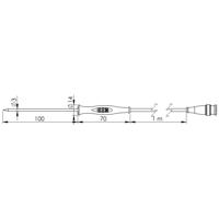 Greisinger GF 1T Insteeksensor -70 tot 250 °C Sensortype Pt1000