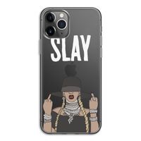Slay All Day: iPhone 11 Pro Transparant Hoesje