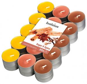 Bolsius Geurtheelicht multi colour brick sugar & spice