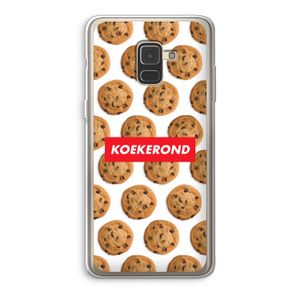 Koekerond: Samsung Galaxy A8 (2018) Transparant Hoesje