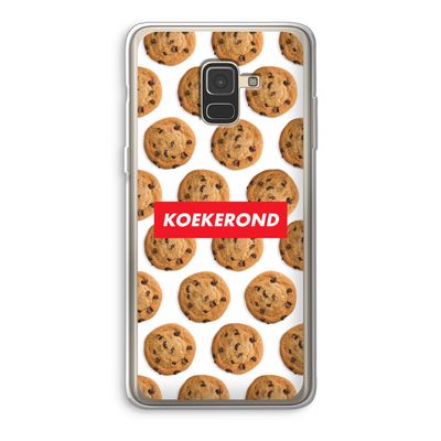 Koekerond: Samsung Galaxy A8 (2018) Transparant Hoesje