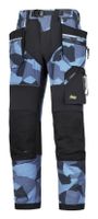 Snickers FlexiWork broek met holsterzak navy camo zwart maat XXXL taille 58 W42 - thumbnail