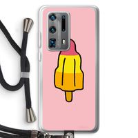 Raketijsje: Huawei P40 Pro Plus Transparant Hoesje met koord
