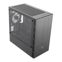 Cooler Master MasterBox MB400L Mini Tower Zwart - thumbnail