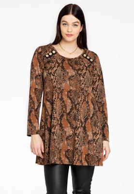 Yoek Tuniek wide bottom | Bruin | Maat 38/40
