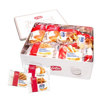 Lotus koekjesdoos met Frangipane, Mini Suzy & Krokante Wafels - 62