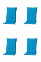 Kussen mona niedrig Panama aqua (4 stuks) Madison - Madison