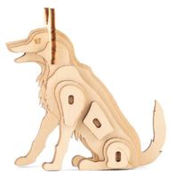 Kikkerland DOG 3D WOODEN PUZZLE - thumbnail