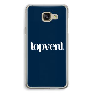 Topvent Navy: Samsung Galaxy A5 (2016) Transparant Hoesje