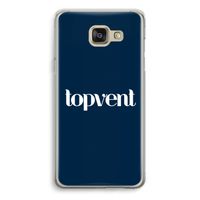 Topvent Navy: Samsung Galaxy A5 (2016) Transparant Hoesje