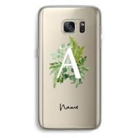 Green Brush: Samsung Galaxy S7 Transparant Hoesje - thumbnail