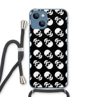 Musketon Skulls: iPhone 13 Transparant Hoesje met koord