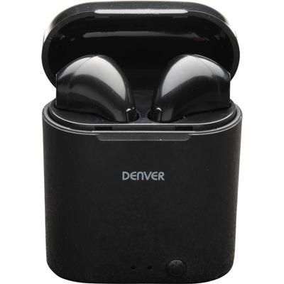 Denver TWE-36 In Ear oordopjes Bluetooth Stereo Zwart Oplaadbox
