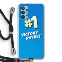 Victory Royale: Samsung Galaxy A32 4G Transparant Hoesje met koord