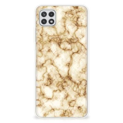 Samsung Galaxy A22 5G | TPU | Siliconen hoesje | Marmer Goud