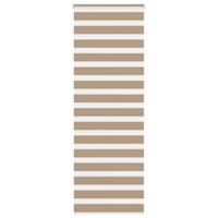 VidaXL Zebra blind 75x230 cm stofbreedte 70,9 cm polyester zandbruin