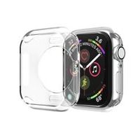 Siliconen case 40mm - Transparant - Geschikt voor Apple Watch 40mm - thumbnail
