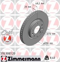 Remschijf Coat Z 370308720