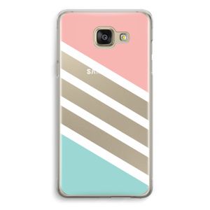 Strepen pastel: Samsung Galaxy A5 (2016) Transparant Hoesje