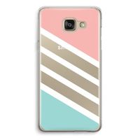 Strepen pastel: Samsung Galaxy A5 (2016) Transparant Hoesje