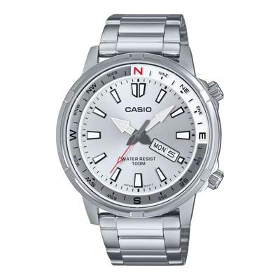 Horloge Heren Casio MTD-130D-7AVDF Zilverkleurig (Ø 44 mm)