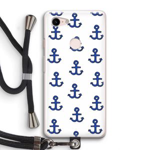 Ankers: Pixel 3 Transparant Hoesje met koord