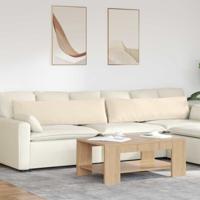 VidaXL Sofa kussens 2 stuks beige 145 x 40 cm stof