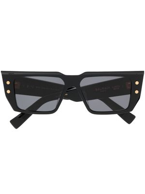Balmain Eyewear lunettes de soleil à monture carrée - Noir