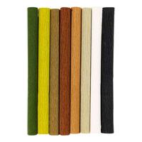 Creativ Company Crêpepapier, vel 25x60 cm, crêpe-verhouding: 180%, 105 gr, naturel, 8 vel/ 1 doos