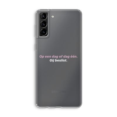 gij beslist: Samsung Galaxy S21 Plus Transparant Hoesje