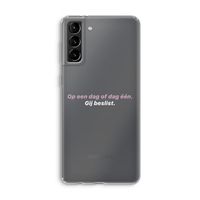 gij beslist: Samsung Galaxy S21 Plus Transparant Hoesje