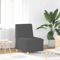Sofa Stoel Donkergrijs 55 x 74 x 82 cm Katoenen stof