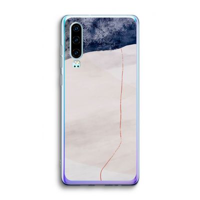 Stone White: Huawei P30 Transparant Hoesje